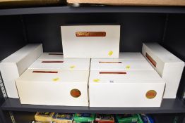 A collection of Matchbox Models of Yesteryear die-cast vehicle sets, featuring several large Special