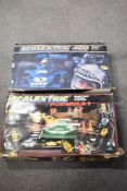 Scalextric Sets, C658 Formula 1 and C587 400 Racing, both appear to be mainly complete, both boxed