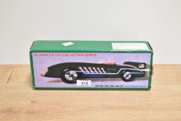 St John Tin Toy Collection Series, British Record Racer, Land Speed Record Car, clockwork and tin