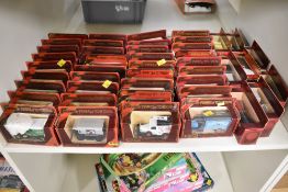 This collection comprises an assortment of Matchbox Models of Yesteryear die-cast model vehicles.