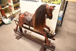 Modern Wooden Rocking Horse, Special Millenium Edition Limited Edition to Mark Year 2007, Serial