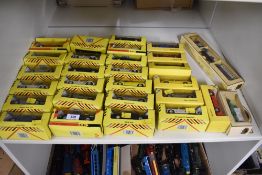 A collection of die-cast model vehicles featuring an assortment of promotional and collectible items