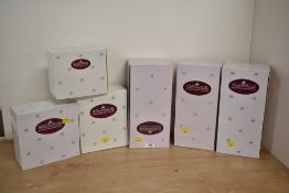 A collection of six boxed collector dolls from The Ashton-Drake Galleries, featuring dolls with fine