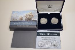 Royal Mint Elizabeth II Silver Proof Five Pound Crowns, Commemorating The 200th Anniversary Of