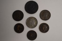 Eighteenth, Nineteenth and Twentieth Century Coinage, Comprising, An Edward VII 1906 Silver