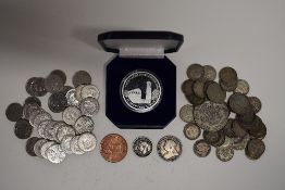 Nineteenth And Twentieth Century British Silver Coinage, Comprising, A George VI 1945 Half Crown,
