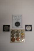 A Set Of Elizabeth II 1953 Uncirculated Coins, Comprising, Half Crown, Two Shillings, One Shilling