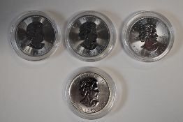 Royal Canadian Mint, Elizabeth II, 2017, Silver Maple, BU, Obv Elizabeth II, Rev Maple Leaf,