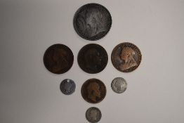 Queen Victoria And Edward VII Silver and Copper Coinage, Comprising, Silver Coinage, A Victoria 1893