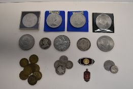 A Collection Of 19th & 20th Century British Coins And Crowns Comprising A Queen Victoria 1896
