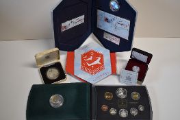 A Royal Canadian Mint 2004 Proof Set, Comprising, A Silver Commemorative Dollar 400th Anniversary Of
