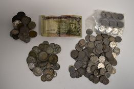 British Twentieth Century Silver, Cupronickel and Brass Nickel Coinage, A Small Amount Of World