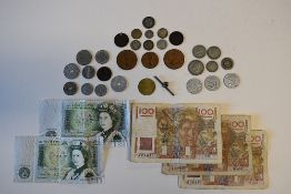 An Assortment Of Nineteenth And Twentieth Century British Silver And Copper Coinage Together With