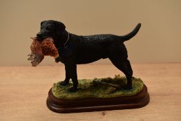 A limited edition Border Fine Arts animal study 'One For The Bag' model number B1086, designed by