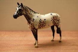 A Beswick Pottery Appaloosa Stallion model number 1722A (Second Colourway), designed by Arthur