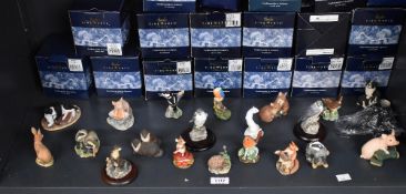 A large selection of Border Fine Art animal studies to include 'Wee Timorous' model number B1626, '