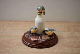 A Border Fine Arts animal group study 'Top of the Morning' model number B0538, designed by Ray