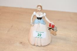 A small mid 20th-century Wells Brimtoy plastic clockwork dancing 'Mary Had a Little Lamb', when