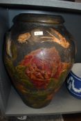 A large presumed late 19th-century to early 20th-century American Art pottery-style earthenware