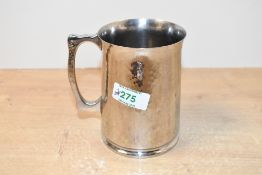 A 20th-century Keswick School of Industrial Arts (KSIA) Arts and Crafts hammered stainless steel (