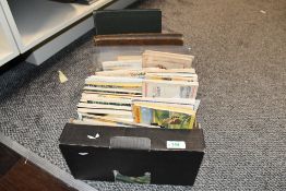 TRADE CARD ALBUMS & SOME CIGARETTE CARDS, TUB WITH 60+ VOLUMES Collection of 60+ volumes with a