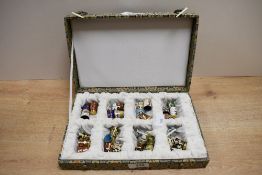 A collection of 20th-century Chinese cloisonné enamel ware thimbles, to feature a variety of