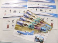 GB BRITISH DESIGN CLASSICS PRESENTATION PACKS x 6 & 4 LAKELAND MUSEUM FDC's Sleeve with 6