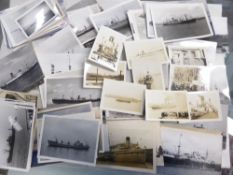 PHOTOGRAPHS SHIPPING, MERCHANT NAVY, MILTARY ETC Fine bunch of photographs, in the region of a