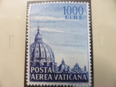 VATICAN CITY 1928-92 COMPLETE MINT COLLECTION IN DUO OF SAFE ALBUMS Pair of Safe albums with slip