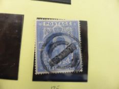 GB EVII USED COLLECTION IN BINDER, BY DIFFERENT PRINTERS + ODD LATER TO REAR Binder with a largely