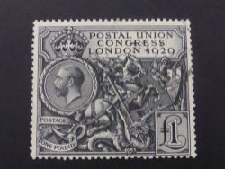 GB 1929 £1 PUC VALUE, VERY FINE USED A superb example of this high value from 1929 for the 9th UPU