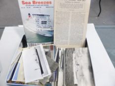 POSTCARDS SHIPPING, MERCHANT, MILTARY, CRUISE LINERS, WHITE STAR ETC Fascinating group of postcards,