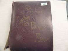 POSTCARDS: TOPOGRAPHICAL AND REAL PHOTOGRAPHS FROM AROUND THE UK A somewhat tatty album with a