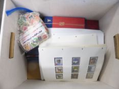 GB COLLECTIONS AND COMMONWEALTH OFF PAPER Box with a collection of GB material, mint and used,