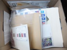 WORLDWIDE LARGE ACCUMULATION ON LEAVES & STOCKCARDS ETC ALL ERAS MINT AND USED Great looking lot
