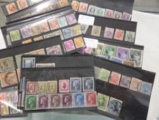 WORLDWIDE BOX WITH APX 200 STOCKCARDS OF EARLIER EUROPE & COLONIES MATERIAL Old Filing box with in