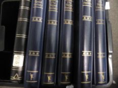 COMMONWEALTH, THEMATICS, ROYALTY 1990's COLLECTIONS IN 5 VOLUMES Tube with 5 Royalty themed albums