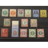 GB QVIC 1887 JUBILEE ISSUE, SET OF 14 ALL UNMOUNTED MINT Jubilee set of Victoria from 1887 with both