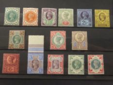 GB QVIC 1887 JUBILEE ISSUE, SET OF 14 ALL UNMOUNTED MINT Jubilee set of Victoria from 1887 with both