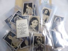 CIGARETTE CARDS: BEAUTIES 2nd SERIES NR COMPLETE SET OF 50, BRITISH AMERICAN TOBACCO LTD Near