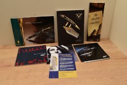 A box of Writing equipment ephemera including advertising, catalogues and trade magazines