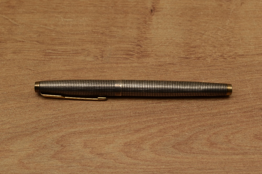 A Parker 75 cartridge fill fountain pen in Sterling Silver Cicele having Parker 14K Point USA nib. - Image 3 of 3