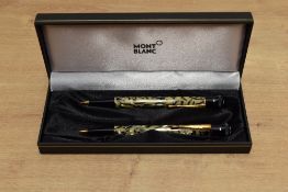 A Montblanc Writers Edition Oscar Wilde Ballpoint pen and Pencil set