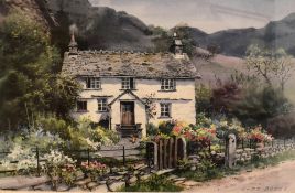 *Local Interest* After Judy Boyes (British b.1943) Lithograph 'Summer Garden, Loughrigg', a study of