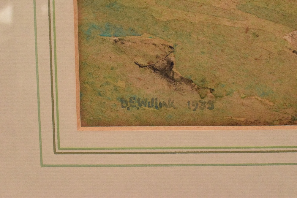 *Local Interest* D.E Willink (British 20th Century) Watercolour 'On the Doochary Road County - Image 4 of 6
