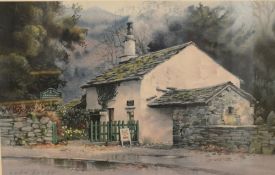 *Local Interest* After Judy Boyes (British b.1943) Lithograph 'Hartsop, a Lakeland Village', a study