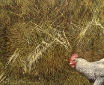 *Local Interest* After Alan Stones (1947) Limited edition colour print 'Cock in a Haystack', a study