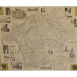 *Local Interest* After Alfred Wainwright (British 1907 - 1991) 'A Map of the County of
