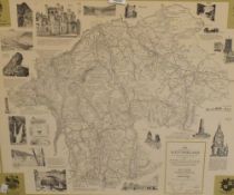 *Local Interest* After Alfred Wainwright (British 1907 - 1991) 'A Map of the County of