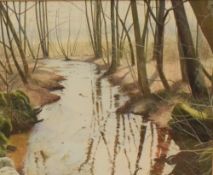 *Local Interest* Hiliary Skelton (British 20th Century) Watercolour 'Elterwater 2', a study of the